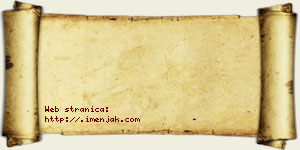 Aksentije Denić vizit kartica